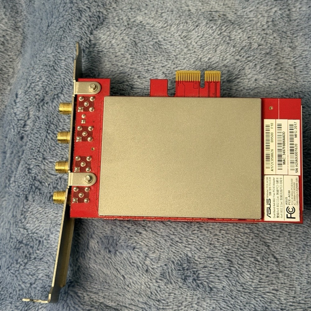 Asus PCE-AC68 802.11ac Dual Band Wireless Adapter PCI-Express Card - Picture 3 of 5